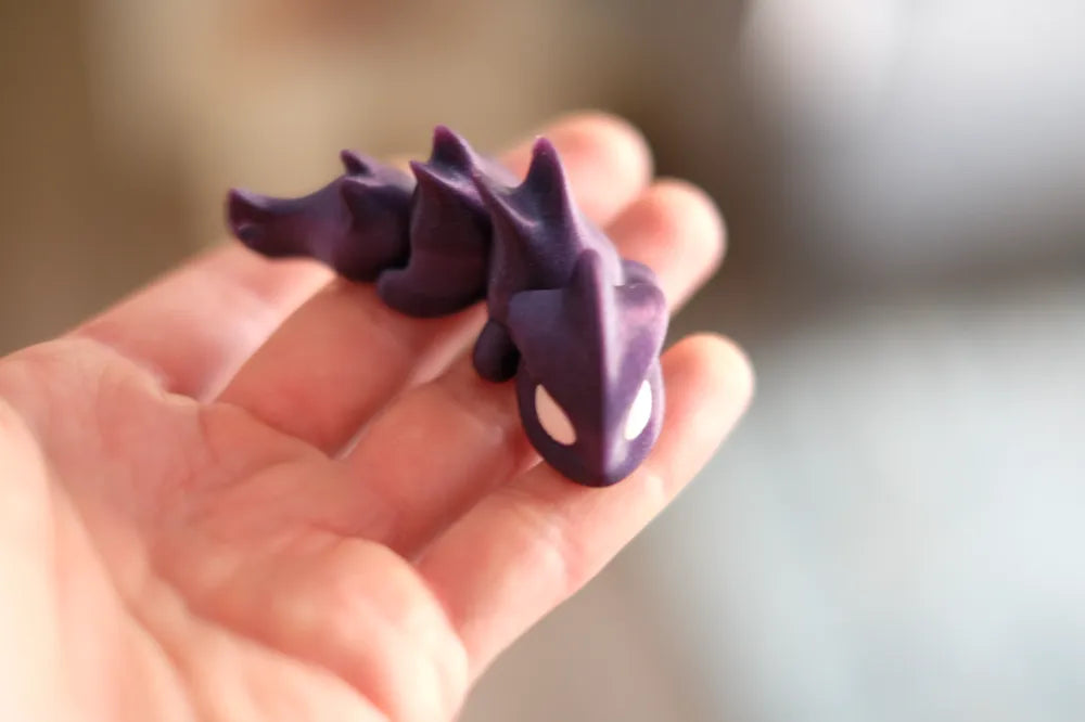 Miniartikulierter Drache Schlüsselanhänger