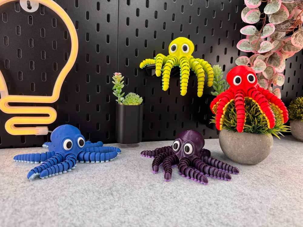 Artikulierter Niedlicher Oktopus