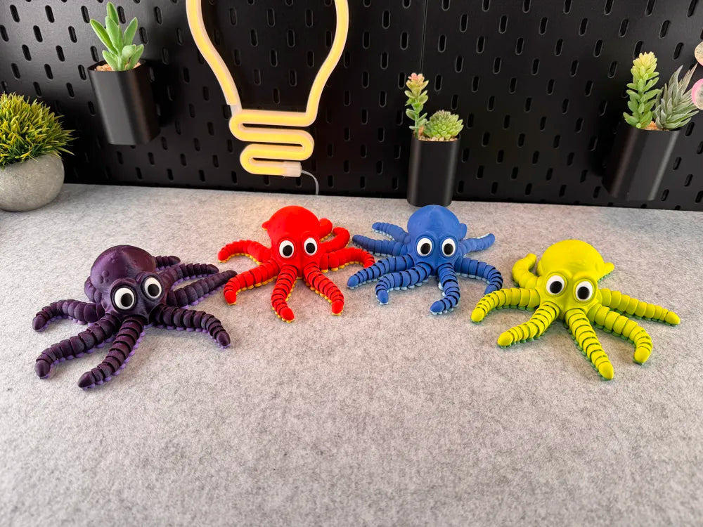 Artikulierter Niedlicher Oktopus