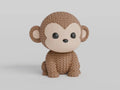 Affe In Strickoptik