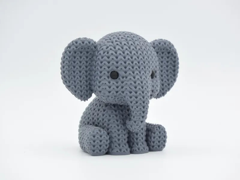 Elefant in Strickoptik