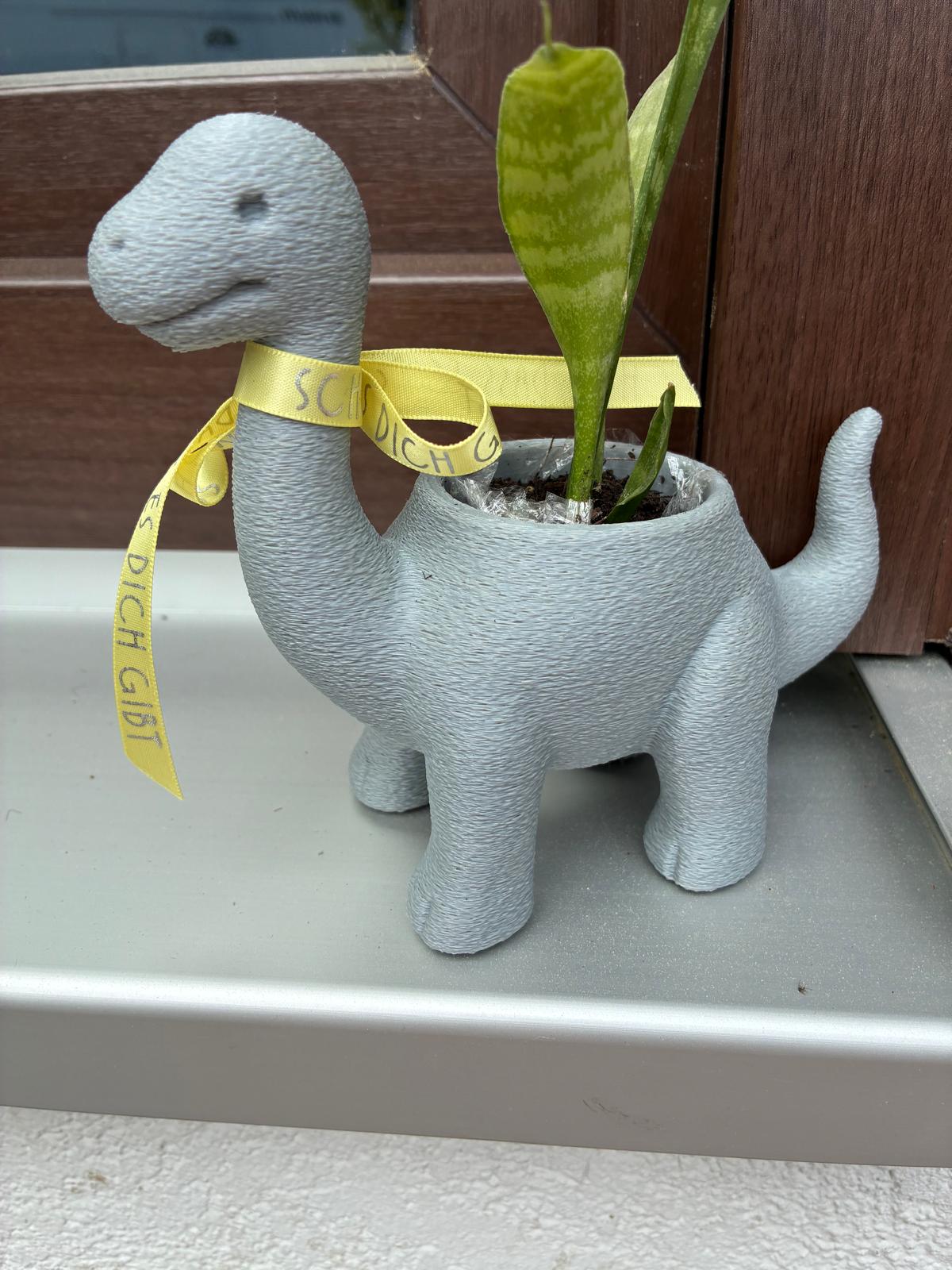 🦖 Süßer Dino-Pflanztopf🦖
